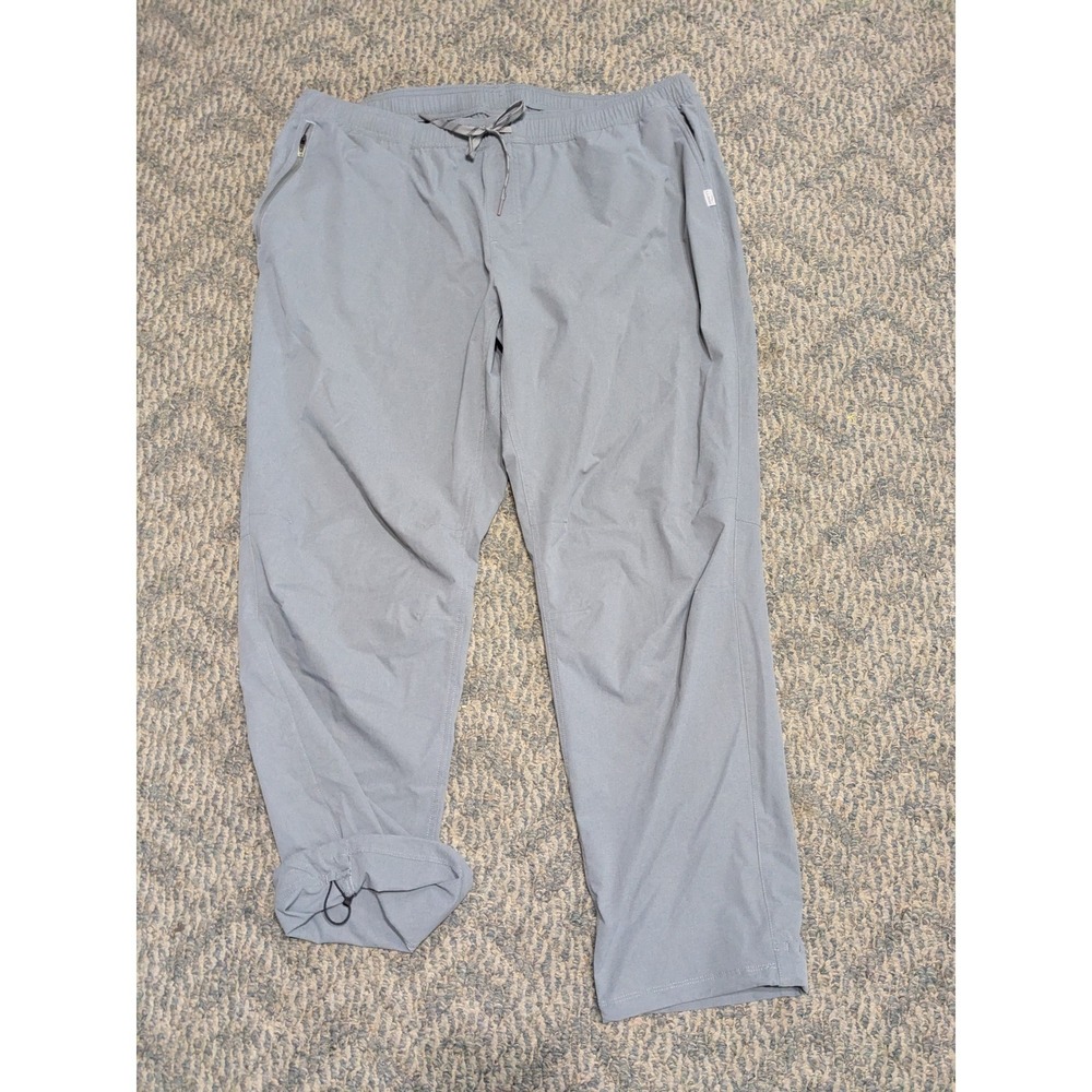 LL Bean Mens Multisport Pants Gray Elastic Waist Hiking Outdoor 509937 Size XL